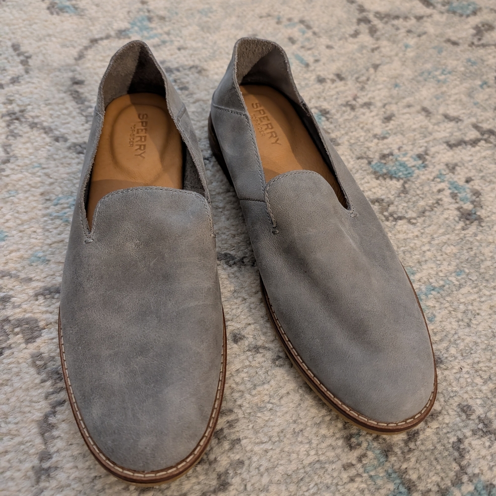 Sperry Men's Slate Gray Slip-On Loafers
